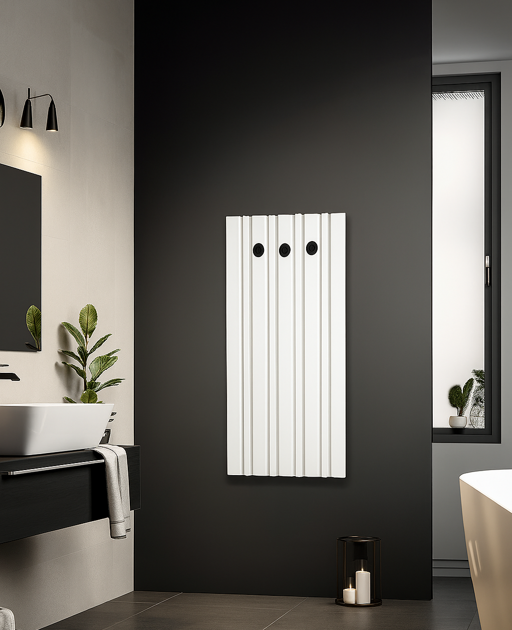 AMBER Designer Bathroom Radiator