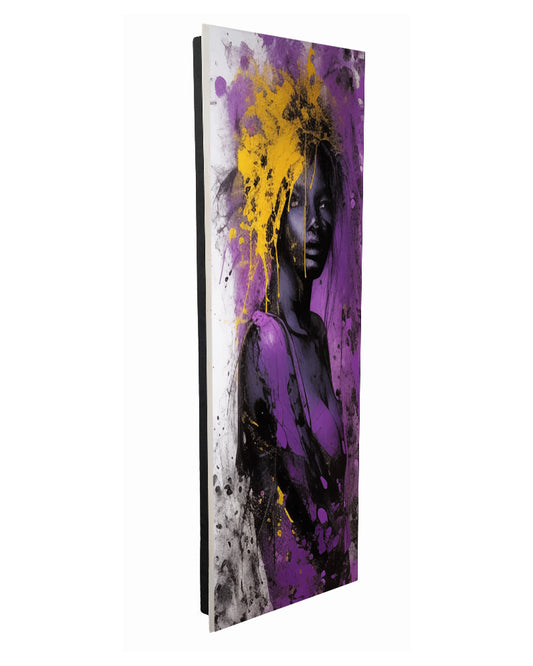 PURPLE GIRL | PRINT Designer radiator